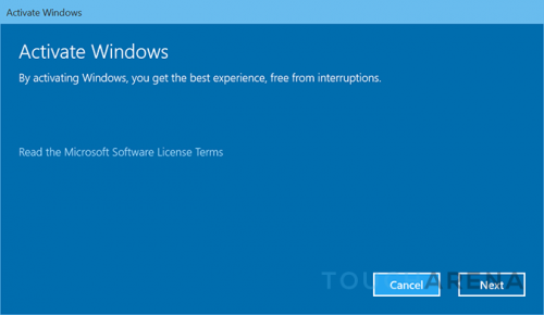 update Windows 10 key