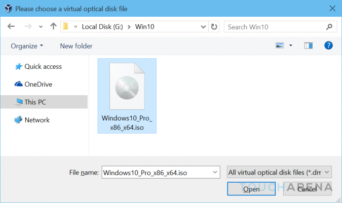 run windows 10 in virtualbox