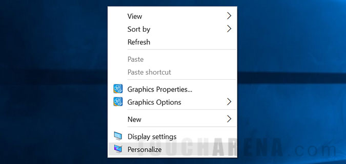 personalize desktop