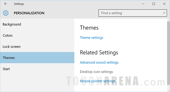 windows 10 Settings